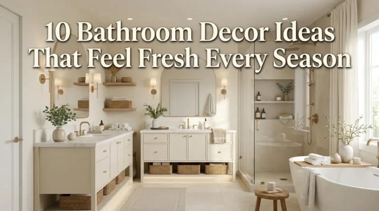 10 Bathroom Decor Ideas That Feel Fresh Every Season