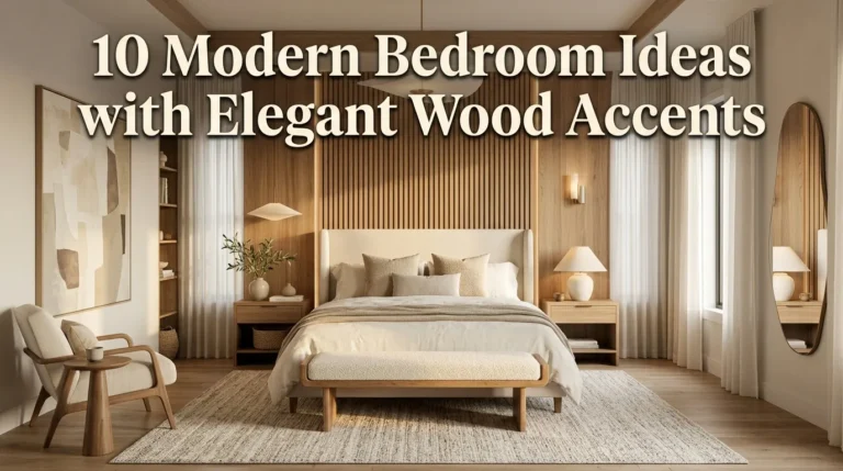 10 Modern Bedroom Ideas with Elegant Wood Accents