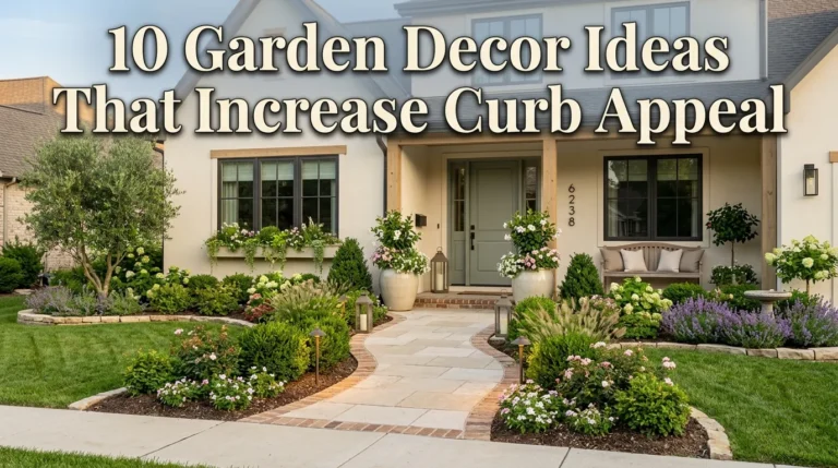 10 Garden Decor Ideas That Increase Curb Appeal