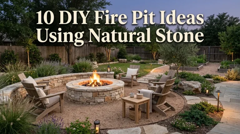 10 DIY Fire Pit Ideas Using Natural Stone