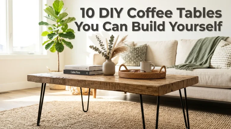 10 DIY Coffee Tables You Can Build Yourself