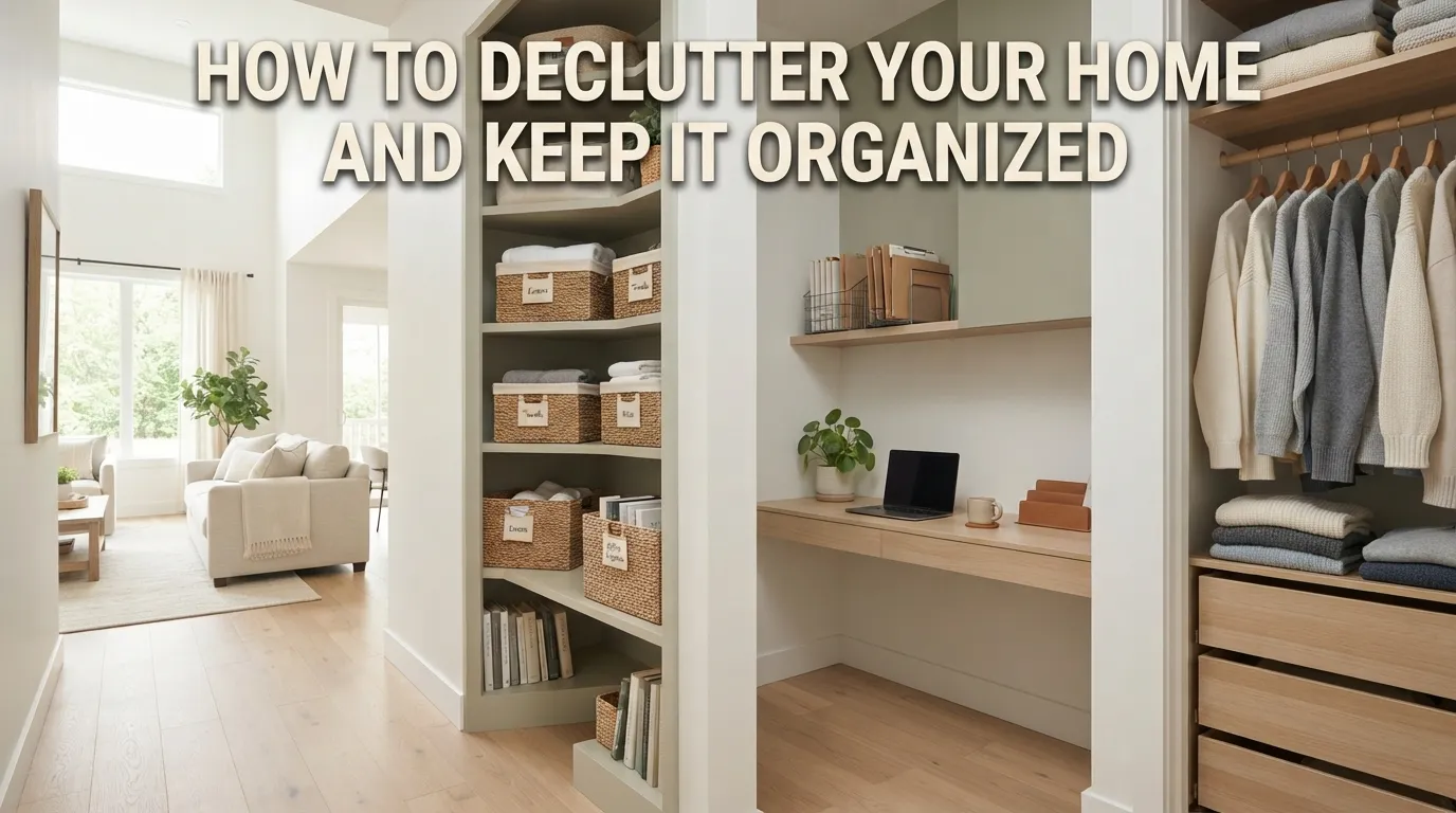 How to Declutter Your Home and Keep It Organized