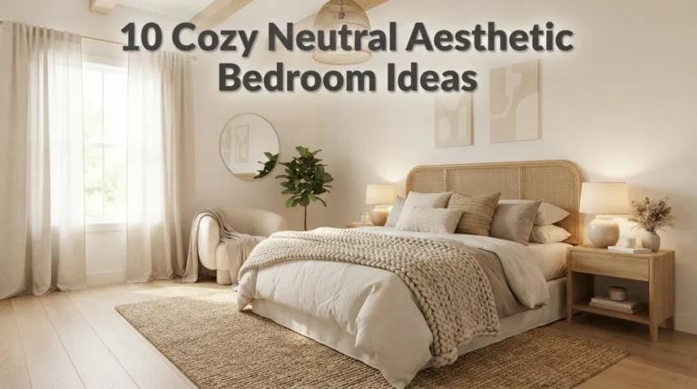 10 Cozy Neutral Aesthetic Bedroom Ideas