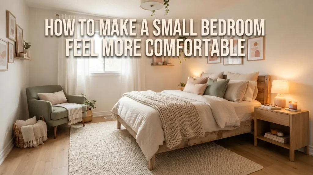 How to Make a Small Bedroom Feel More Comfortable
