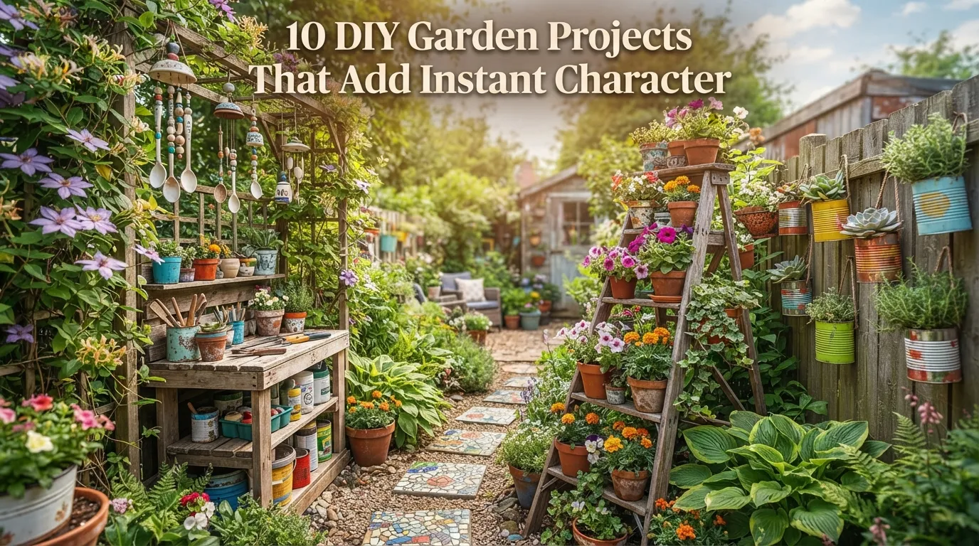 10 DIY Garden Projects That Add Instant Character