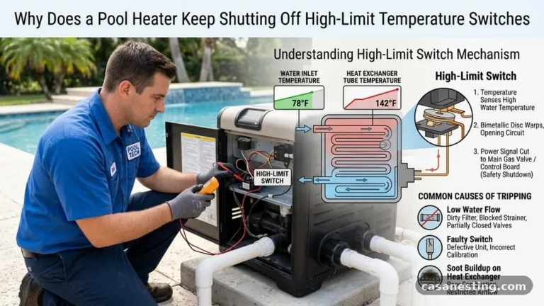 Why Does a Pool Heater Keep Shutting Off on High-Limit Temperature Switches?